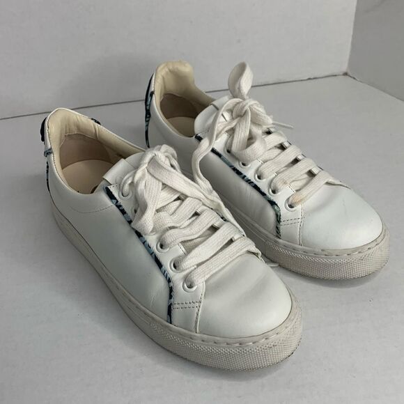 Sophia Webster white leather butterfly trainer sneakers - Picture 2 of 11